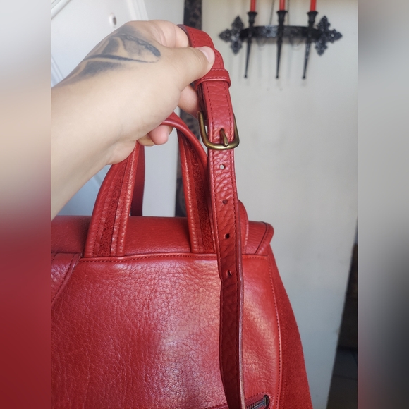 Vintage Coach Red Berkley Convertible Backpack 9016 ❤️🥀 - Picture 16 of 16